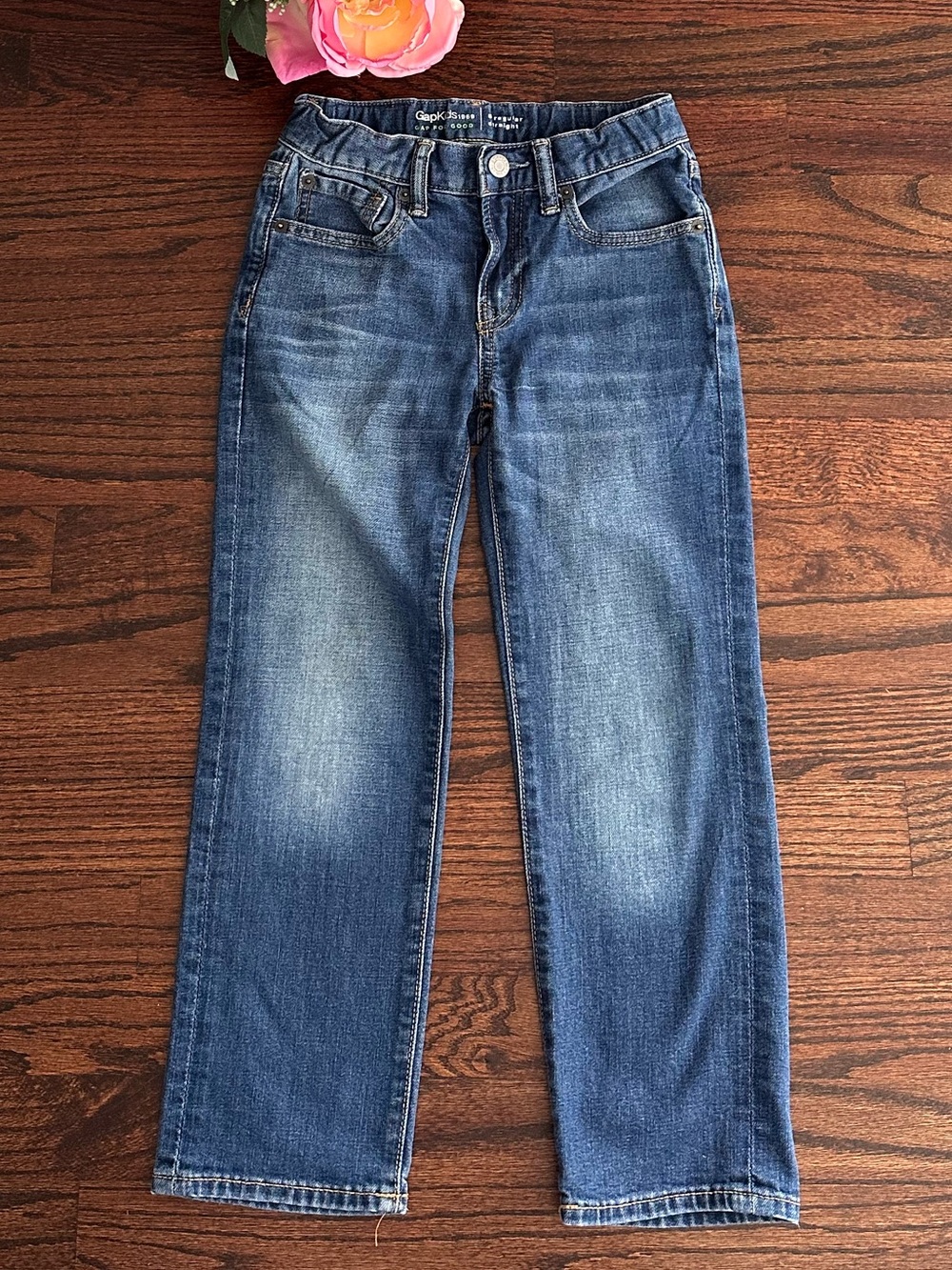 Gap 1969 straight jeans, size 6R